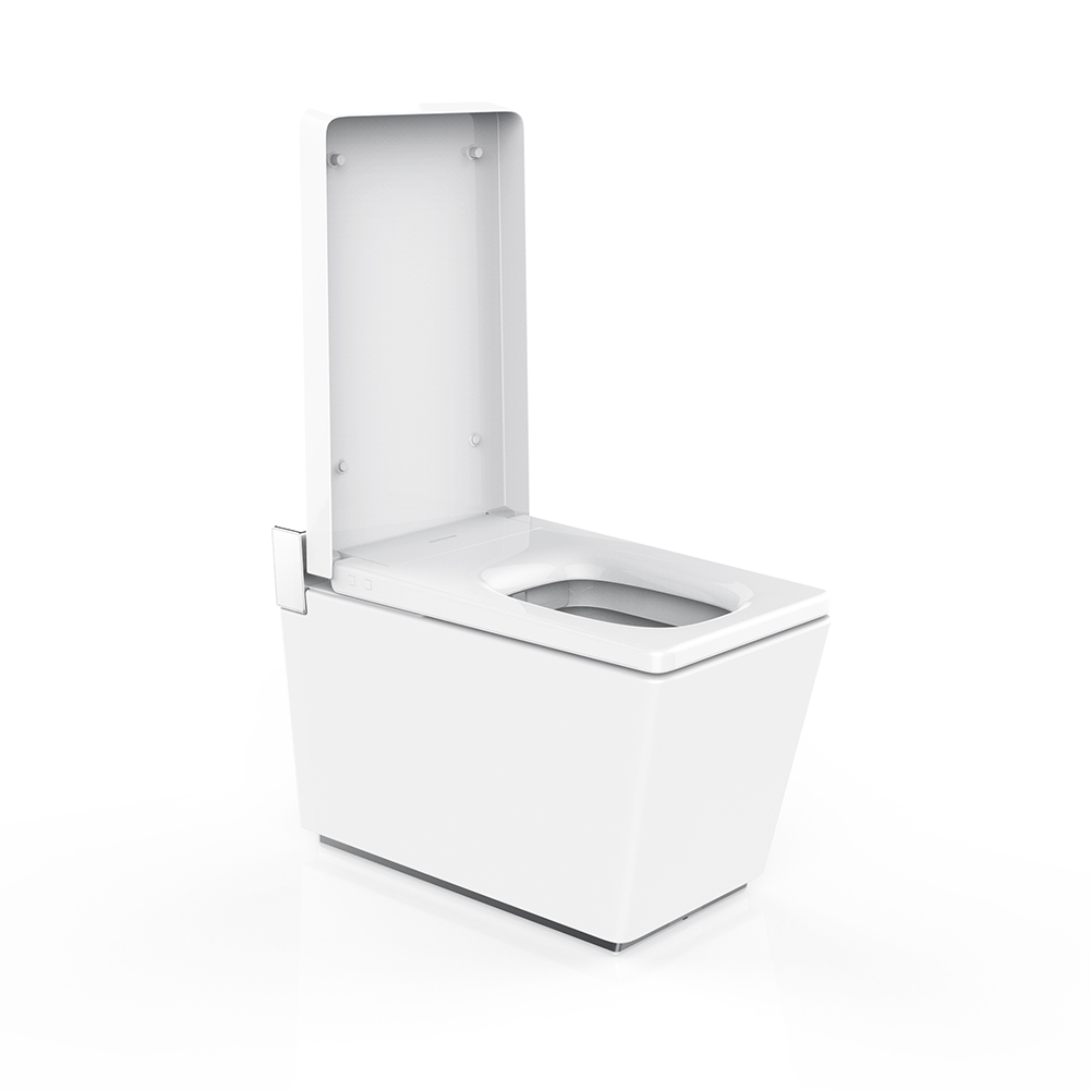 Square Floor standing smart WC toilet without water tank 